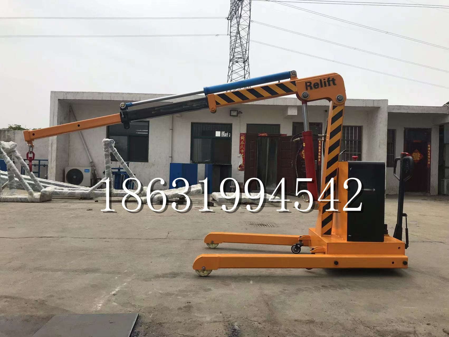 长安区久征定做3吨三轮随车吊 农用园林绿化移树吊 平板工程用小吊机